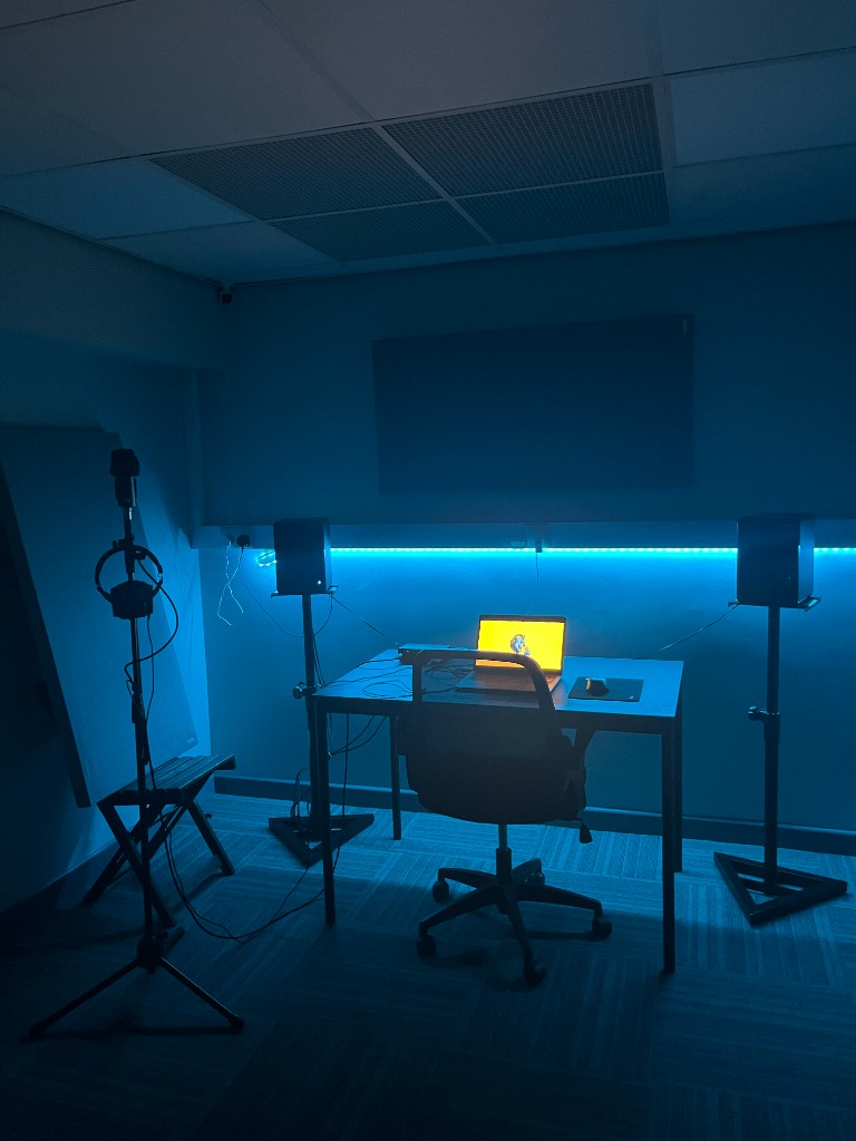Recording studio hire room — Evans House, 1st Floor, Unit HL1, Norman St, Warrington, WA2 7HW